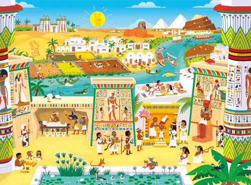 Puzzle 65 pièces Nathan Kididoc Pharaons - vue 3