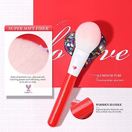 Docolor Professional Makeup Brushes Set 32Pcs Make Up Brushes Premium Kabuki Foundation Blending Face Powder Blush Contour Eye Shadows Eyebrow Eyeliner Make Up Brush Gift Kit #TOP4