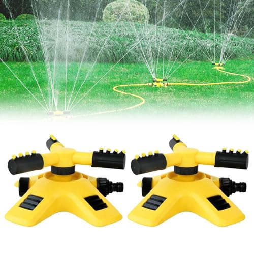 Aspersor de jardín ajustable de rotación de 360°, rango de pulverización de agua ajustable, aspersores para césped, aspersor de agua para jardín, riego de plantas de jardín, riego de niños y mascotas