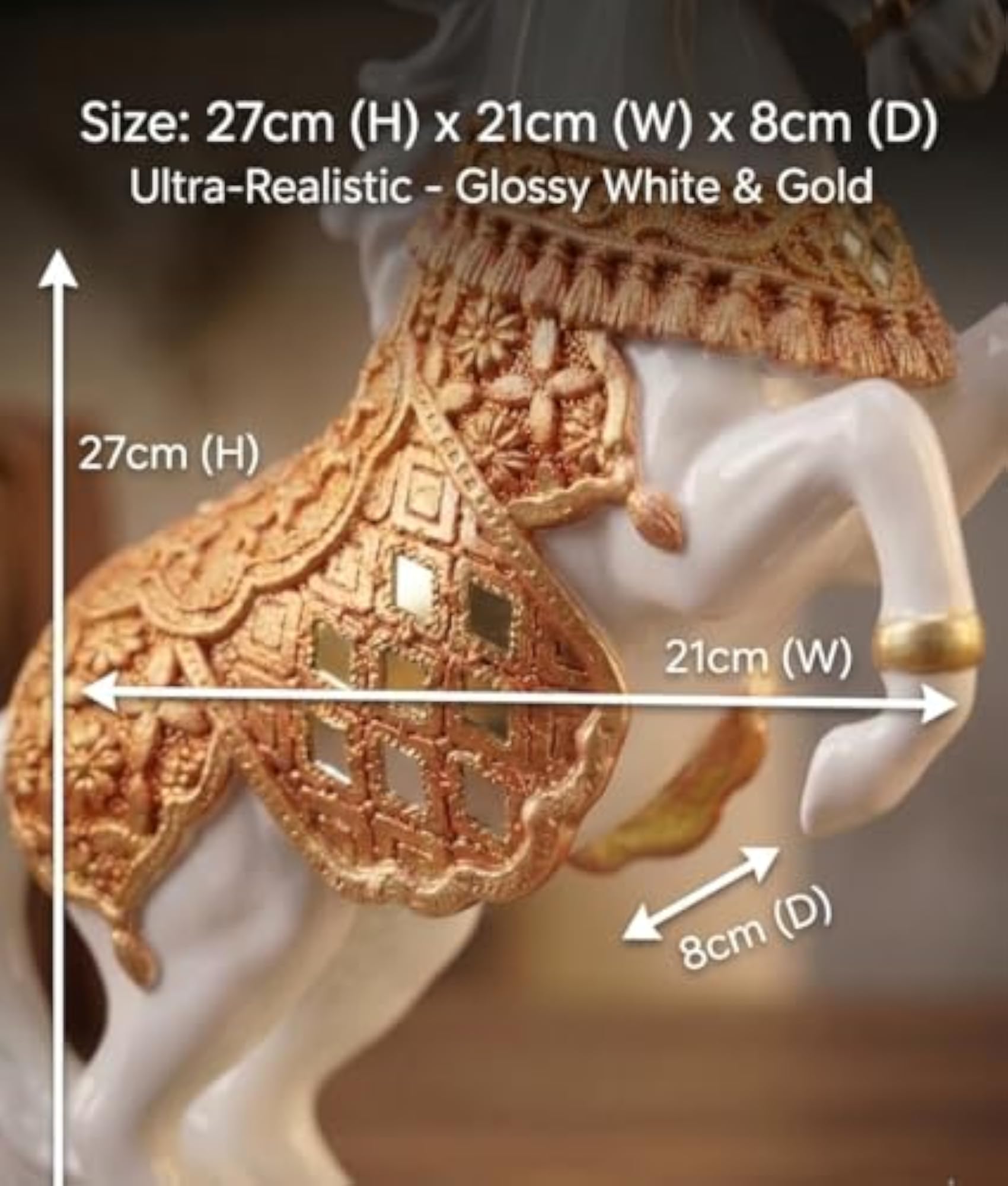 White Horse Statue, Vastu & Feng Shui Showpiece