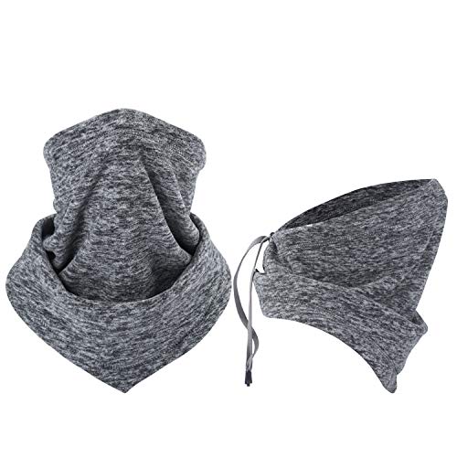 Neck Warmer Gaiter- Winter Thicken Soft Elastic Fleece Skiing Face Scarf Mask