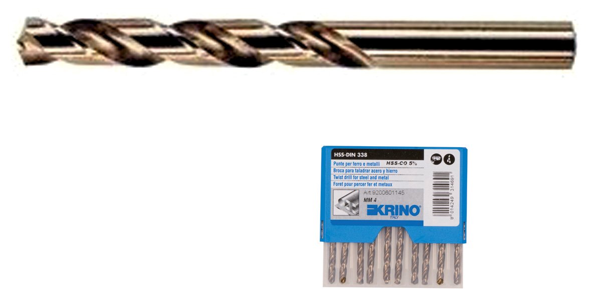 KRINO PUNTE HSS AL 5% COBALT HIGH QUALITY MM. 8, 5 10 PZ