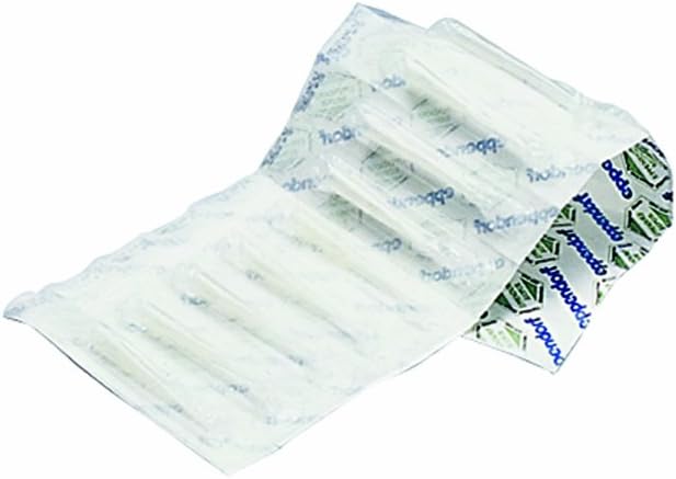 Eppendorf 022491156 Biopur epTIPS Singles Pipette Tip, Individually Wrapped, 50-1000 microliter Volume (Pack of 100)