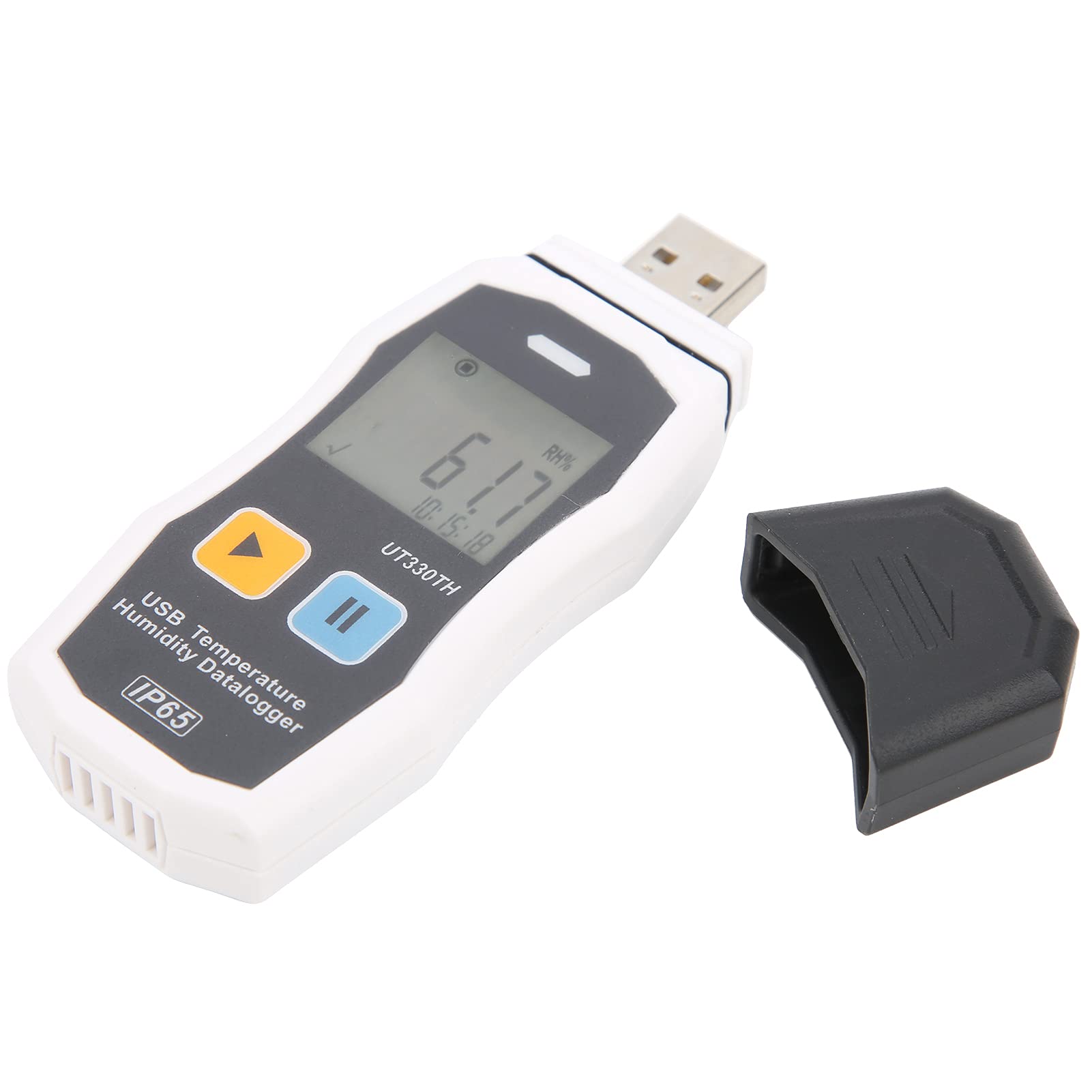 Ejoyous UT330TH Registratore di Temperatura e umidità Termometro Digitale ABS Igrometro 64000 Registra IP65 Registrazione Dati USB Da 22 a 158 °F Da 0 a 99,9% di umidità Relativa per Monitoraggio