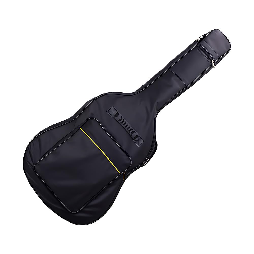 1 Articolo Borsa per Chitarra Acustica, Custodia per Chitarra Acustica Classica, Custodia e Copertina per Chitarra Elettrica - in Tessuto Oxford, con Tracolla e Maniglia - Colore Neroper