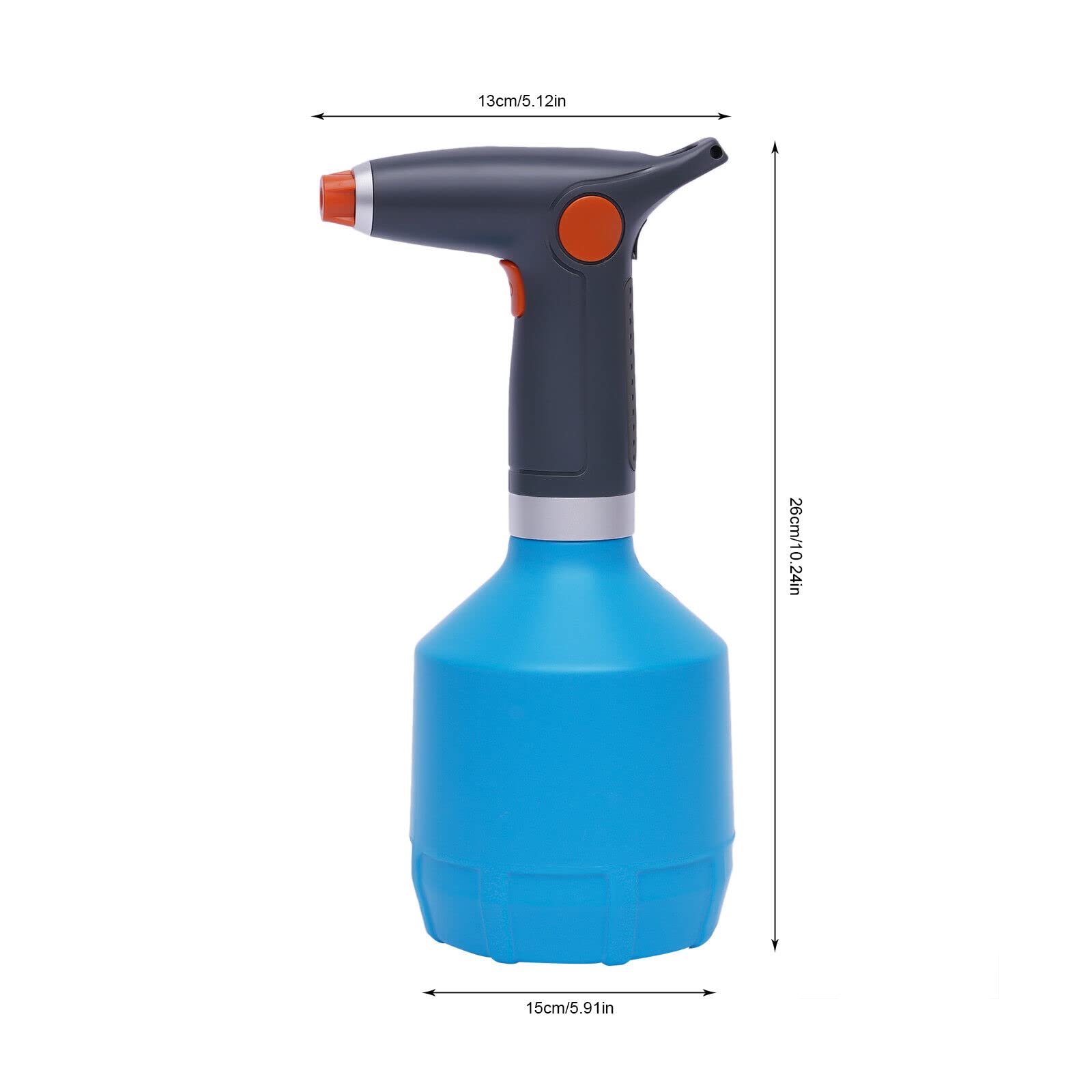 Pulvérisateur électrique de 1 l pour intérieur/extérieur, vaporisateur de plantes - Pulvérisateur manuel automatique rechargeable pour fleurs de maison - Pour jardinage/alcool/nettoyage domestique