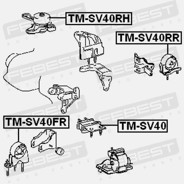 NM-Y61LH FEBEST Support Moteur Avant Gauche, Support Hydraulique Pour NISSAN PATROL | AUTODOC Prix Et Avis