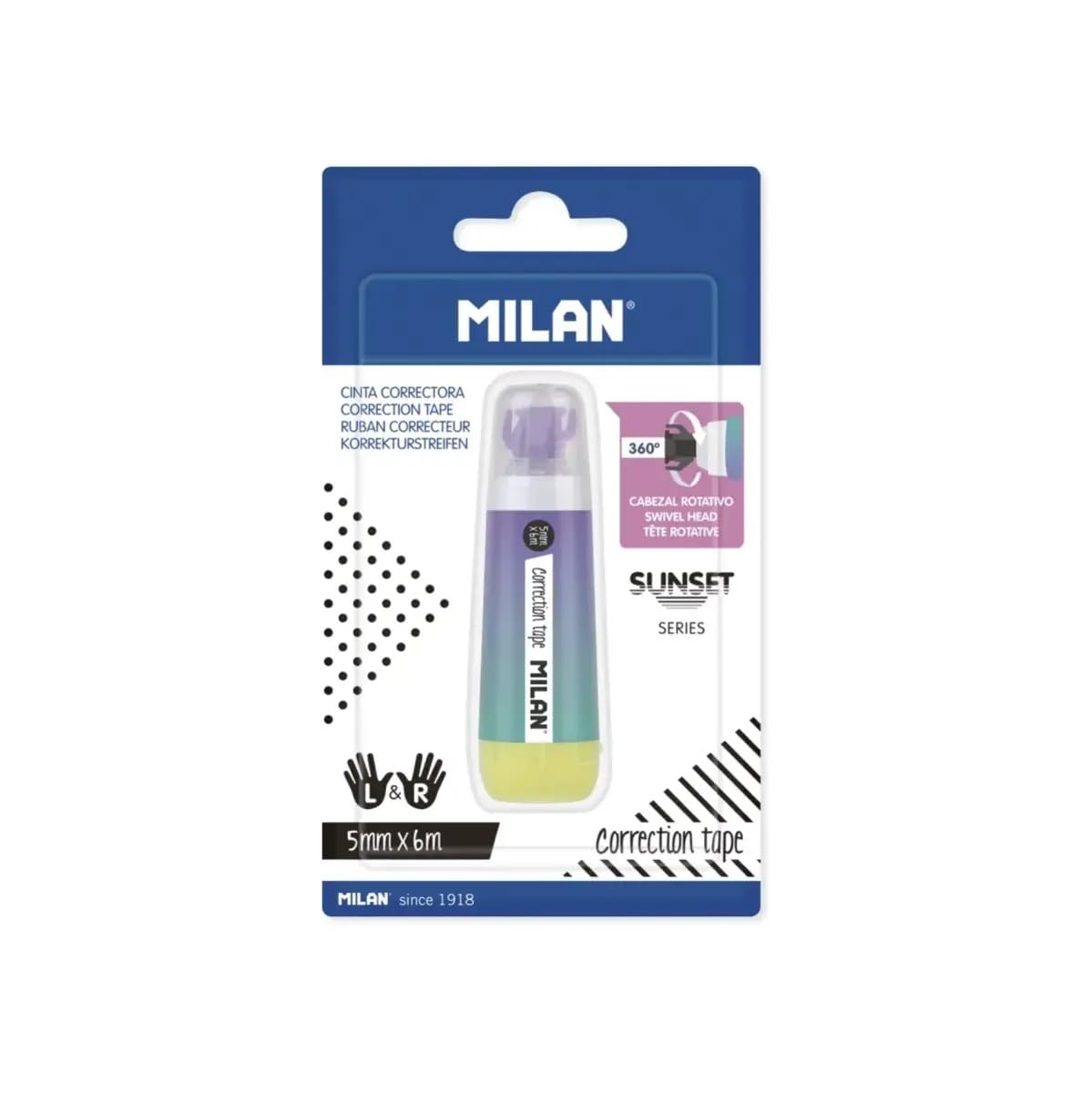 MILAN Sunset Series Correction Tape 5mm x 6m