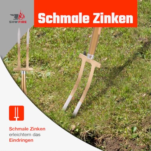 Rosengabel SHW-Fire mit 85 cm T-Griff aus Eschenholz