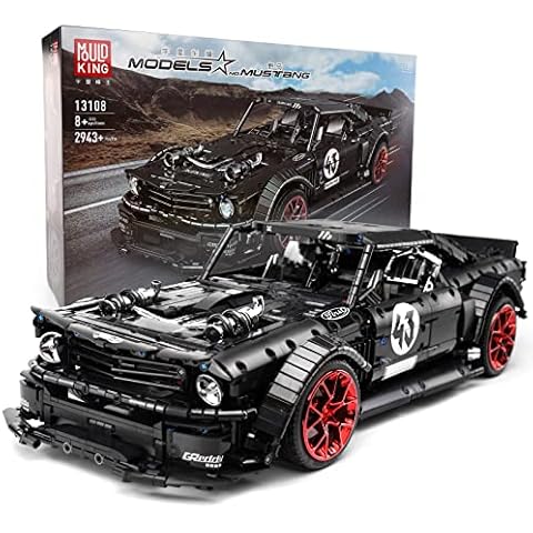 Mould King 13108 Technic Racing Car Building Blocks, Sports Car Exclusive Collectible, 2943 Parts Static Version Vehicle Toy Model Clamp Building Blocks Compatible with TechniK Cover