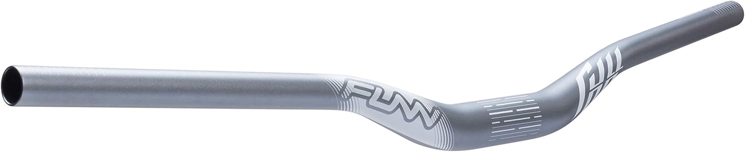 Funn Full On Mountain Bike Handlebar with Bar Clamp 31.8mm and Width 785mm, Tough and Lightweight Alloy Riser Handlebar for MTB, BMX and Road Bike, Rise 30mm MTB Handlebar (Gray)