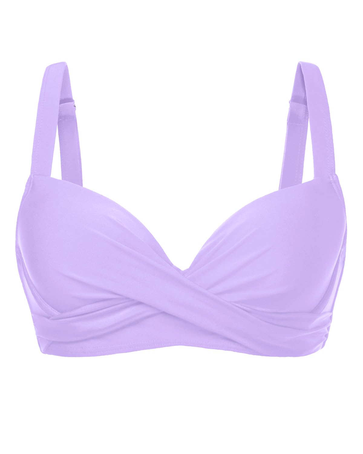 Women Underwire Bikini Top - Bra Padded Push Up Swimsuit Top