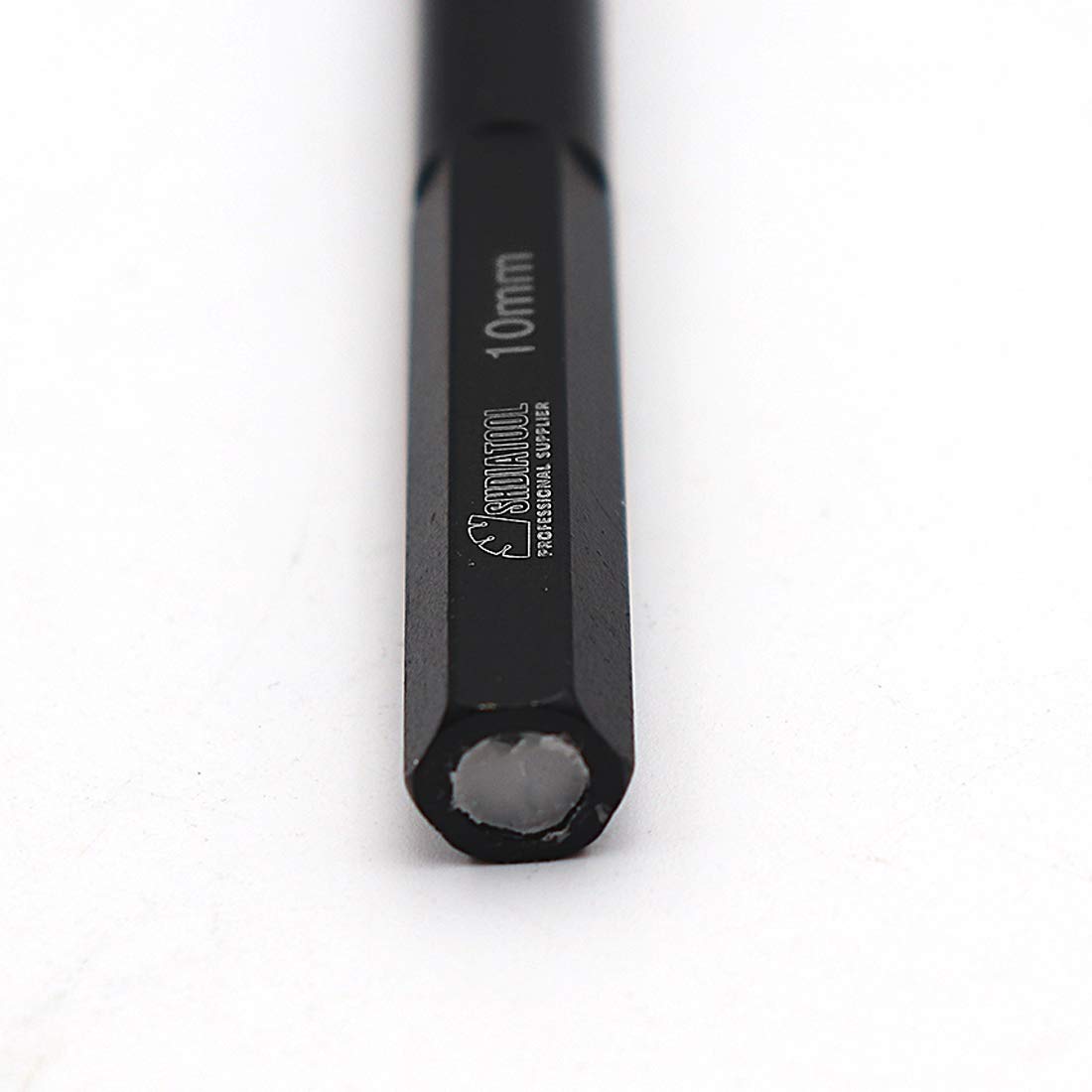 SHDIATOOL Broca de Diamante Vástago Hexagonal 5 Piezas 10 mm para Perforación en seco Baldosas Porcelana Cerámica Mármol