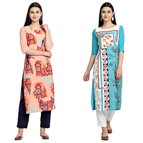Image of Women's Crepe Regular Kurta
