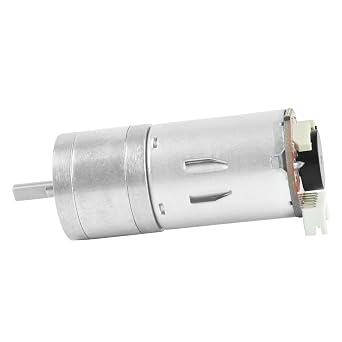 Hall Encoder Geared Motor DC 12V AB Bi-Phase Incremental Magnetic Hall Encoders High-Speed Geared Motor for DIY Projects