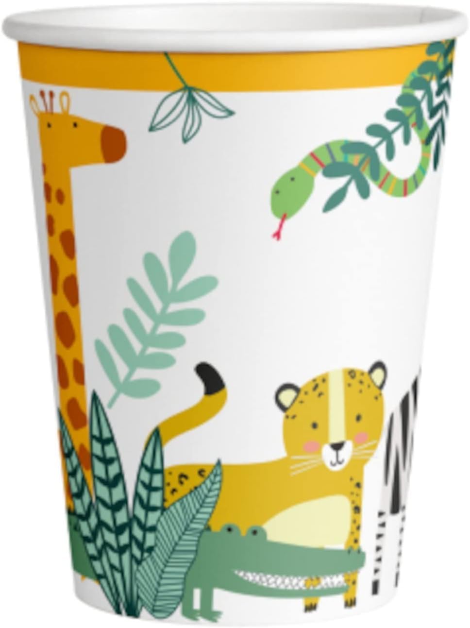 Amscan 9909350-66 - Get Wild Animals Kids Birthday Party Paper Cups - 8 Pack
