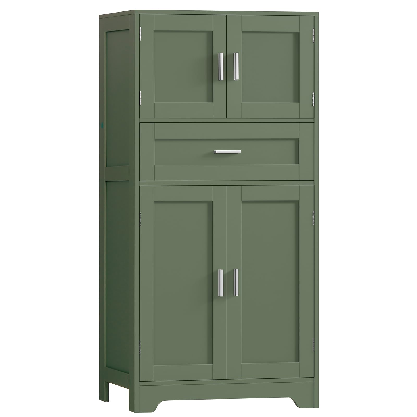 Bold Green Accent Cabinet for Light Storage