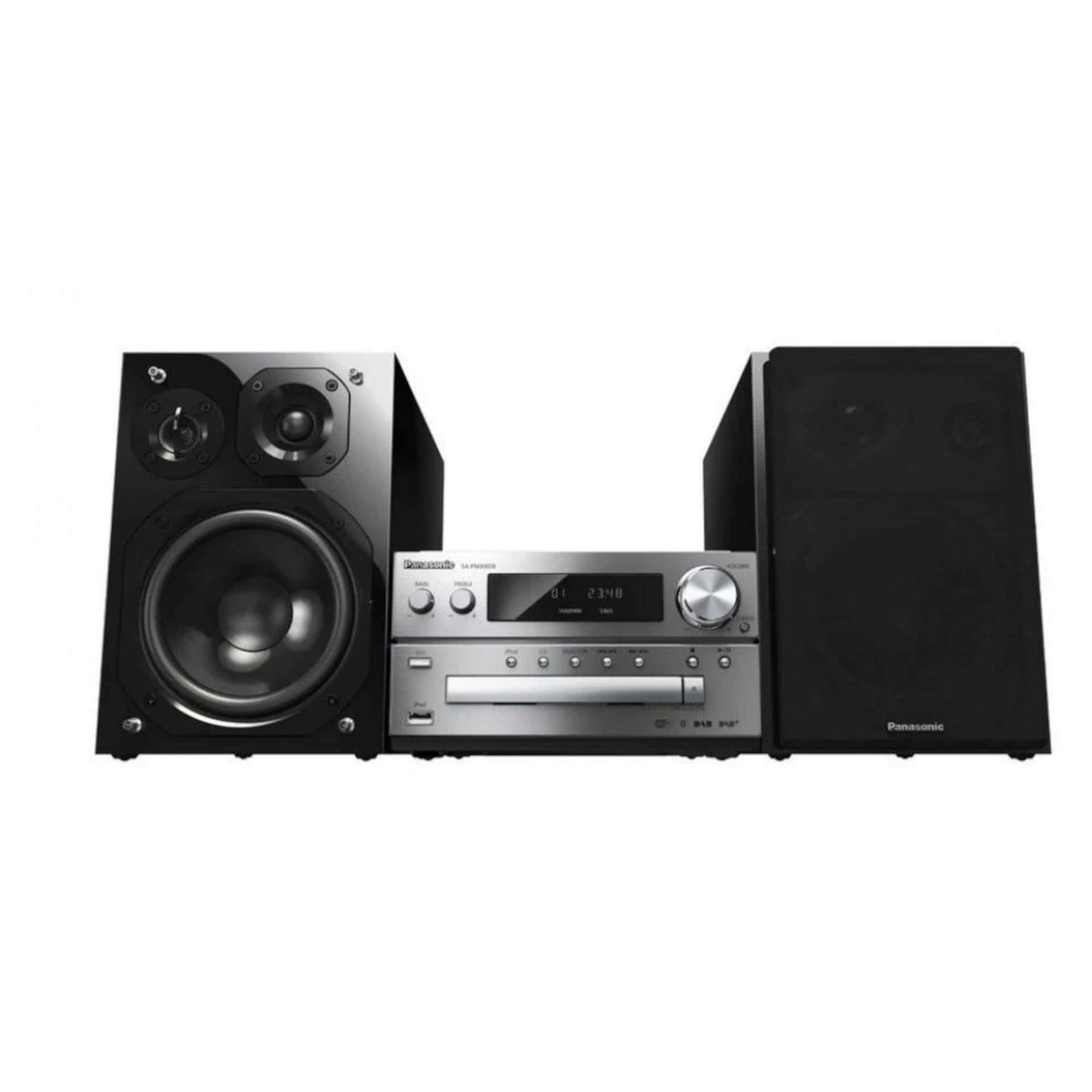 Panasonic SC-PMX802E-S 120W Premium Hi-Fi Network System with Bluetooth and DAB + One Size Silver