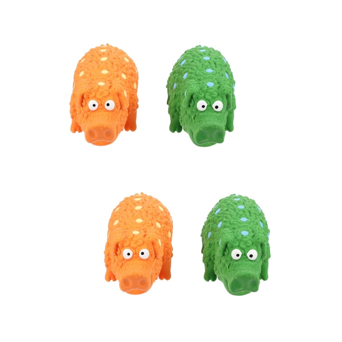 minkissy 4 Piezas de Juguete para Mascotas, Juguete de Peluche para Perro, Juguetes para Cachorros, Juguetes molares para Perros, Juguetes molares de Peluche, Juguetes para Cachorros, Juguetes de