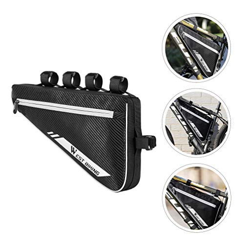 BESPORTBLE Da Frente da Bicicleta Bolsa de Equitação Feixe Feixe Triângulo Saco de Bicicleta Da Bici