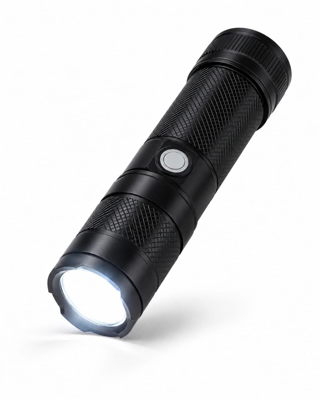 Rechargeable LED Flashlight with Adjustable Zoom Focus, Type-C Charging & Back SMD Light-image-44