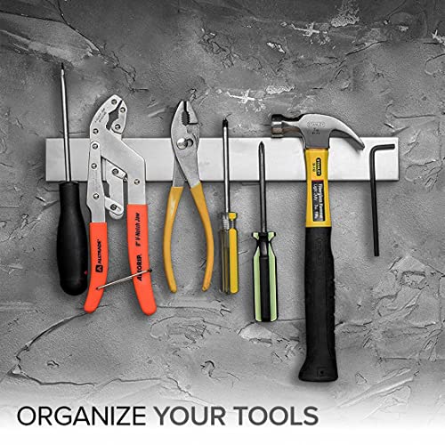 14 Inch Stainless Steel Magnetic Knife Bar - Use As Knife Holder, Knife Rack, Knife Strip, Kitchen Utensil Holder And Tool Holder #TOP4