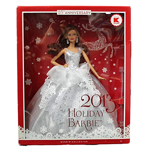 2013 Holiday Barbie 25 aniversario Auburn miniatura 1
