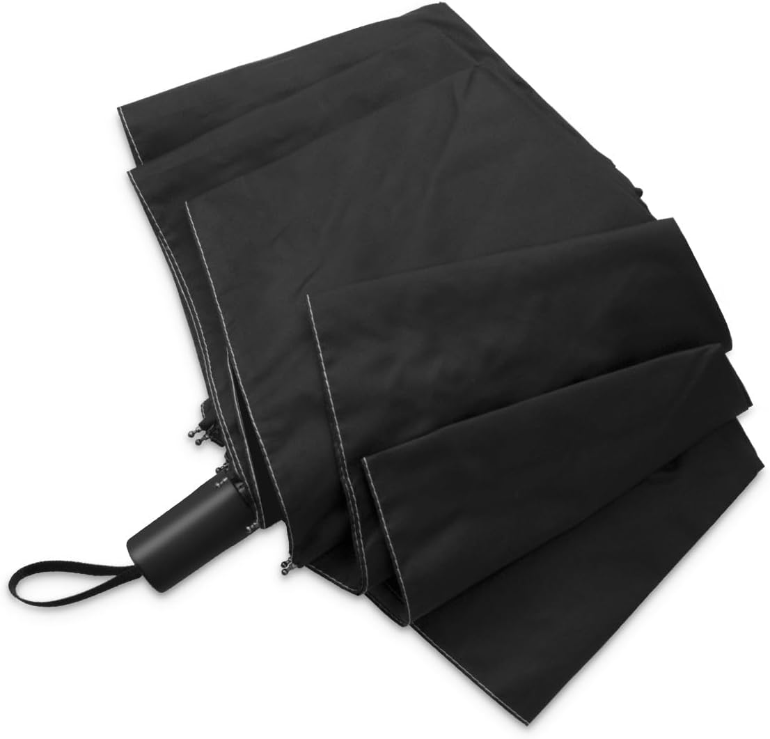 Windproof Travel Umbrella - Compact, Automatic, Wind Resistant, Portable, Small Folding Backpack Umbrellas for Rain perfect for Car, Purse, Women and Men - Cat (7)