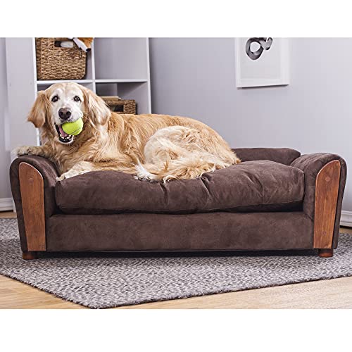 Moots Vip Microsuede Oak Pet Couch Brown Large,Vip108L2 #TOP2