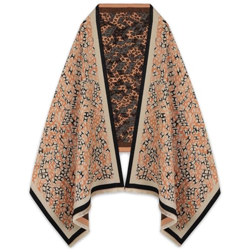 EXTREE Pink Pashmina Silk Shawl – Women’s Wrap