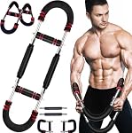 Twister Arm Trainer, 70-110lb Adjustable Chest Workout Equipment, Arm Trainer, Gorilla Bar, Portable Power Twister Bar, Detachable Design Fitness Anywhere