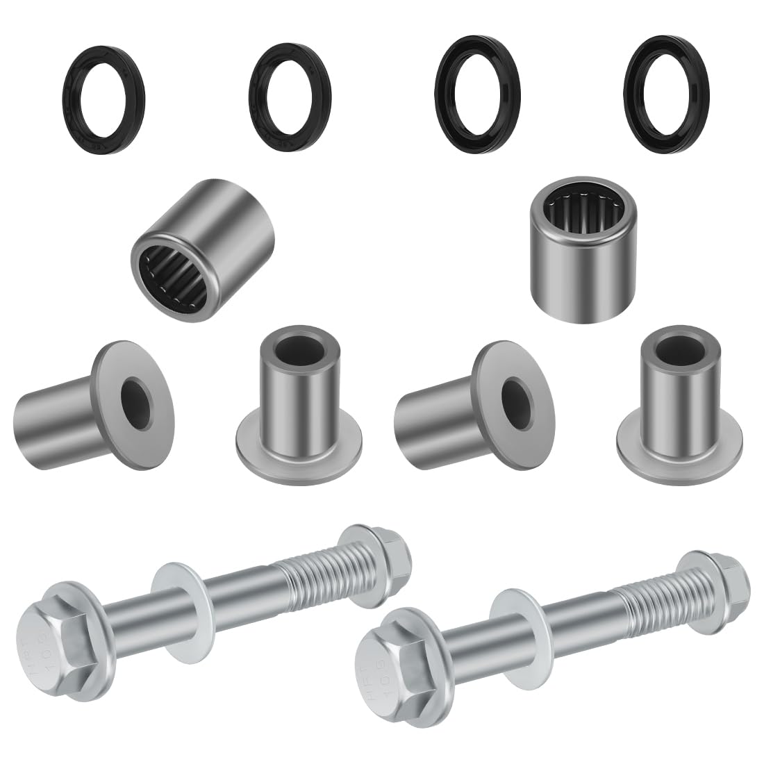 Kit boccole di braccio A superiore anteriore, cuscinetto, guarnizione e bullone adatto per Suzuki Ka-wasaki Arctic Cat ATV Quadsport Z 400 LTZ-400 KFX400 400 DVX 2003-2014