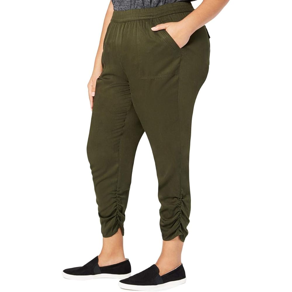Style & Co. Womens Plus Comfort Waist Mid Rise Jogger Pants