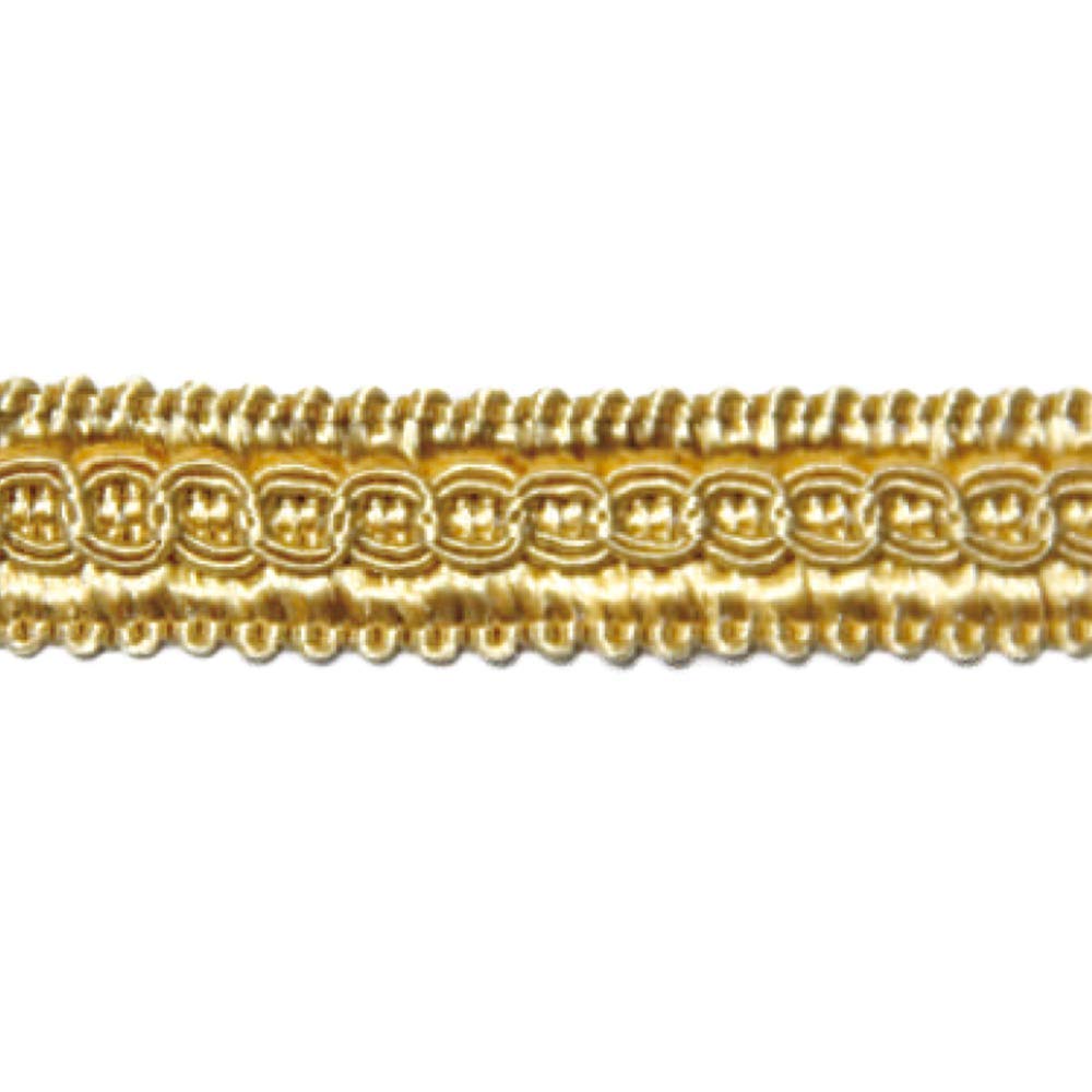 Fenghuangwu13 Yard Handmade Basic Trim 1.3 cm/0.51 Inch Diameter Gimp Braid for DIY Décor (Gold)