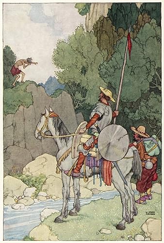 Illustration pour les Aventures de Don Quichotte William Heath Robinson