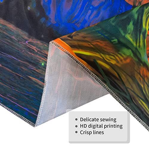 Ckcrc Mushroom Tapestry For Bedroom Trippy Tapestry Fantasy Plant Starry Night Tapestry Wall Hanging Black Light Poster For Room Home Decor (39" L X 29.5" W / 100 X 75 Cms) #TOP7