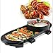 Produktbild LTQ Multi-Funktions-Elektro-Grill Antihaft-Elektro-Hot Pot Braten Eintopf Rauchfreien Elektrischen Heißen Topf Braten One-Black