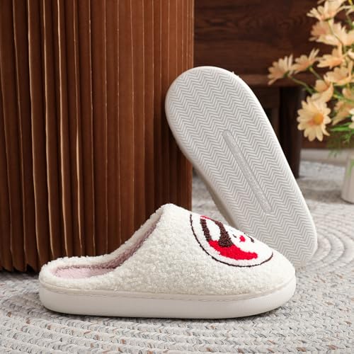 Image of Slippers for Women Men Fuzzy Memory Foam Slipper Fluffy Winter Soft Warm Slip On House Shoes