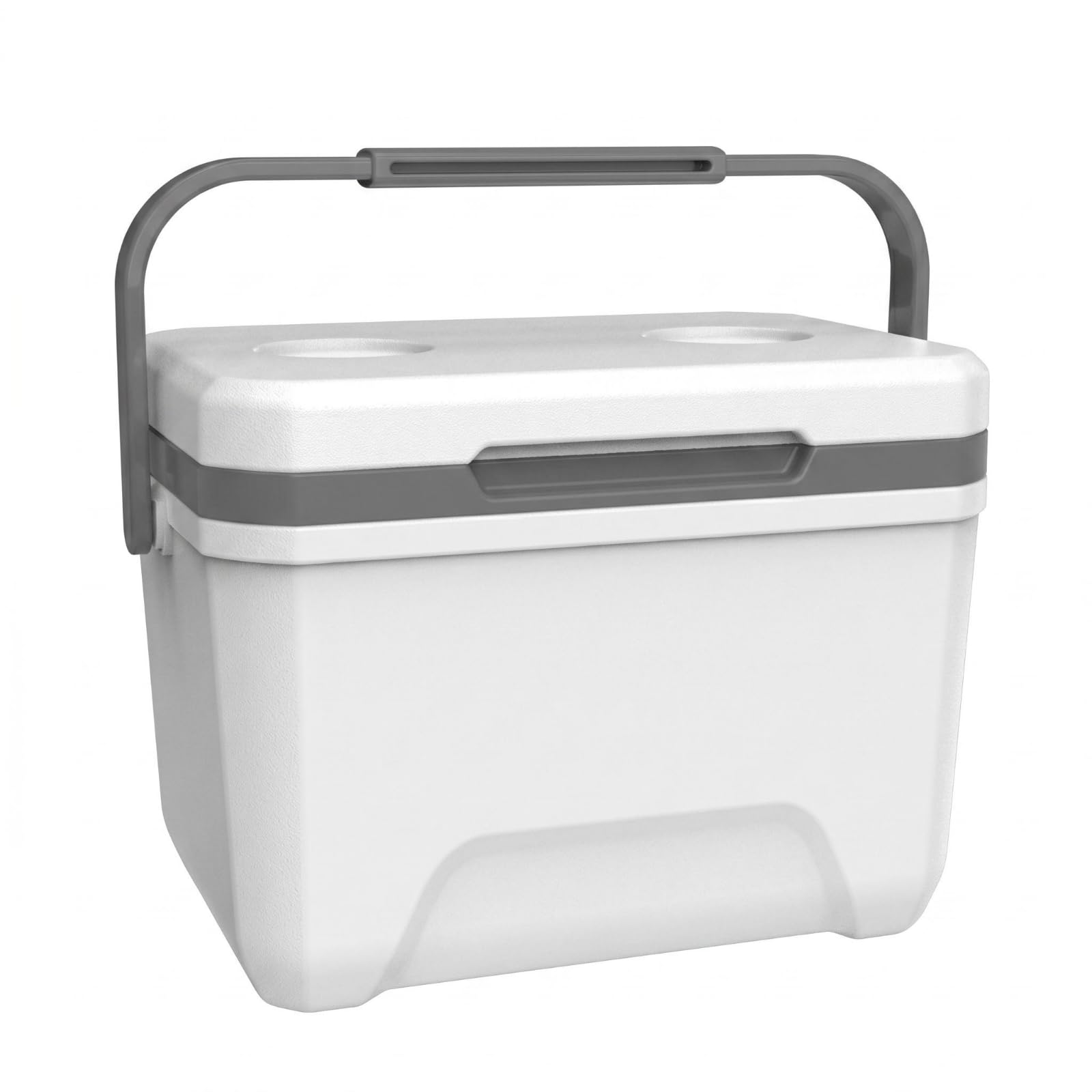 Contenitore Termico in Plastica Caldo e Freddo Ghiacciaia Rigida Bicolore Box Frigo Portatile per Campeggio, Picnic