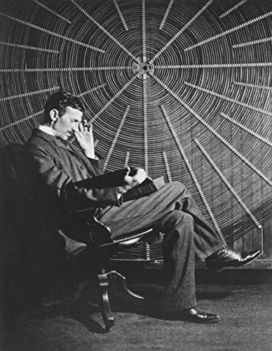 Nikola Tesla Sitting Photo Art Great Inventors Photos Artwork 8x10