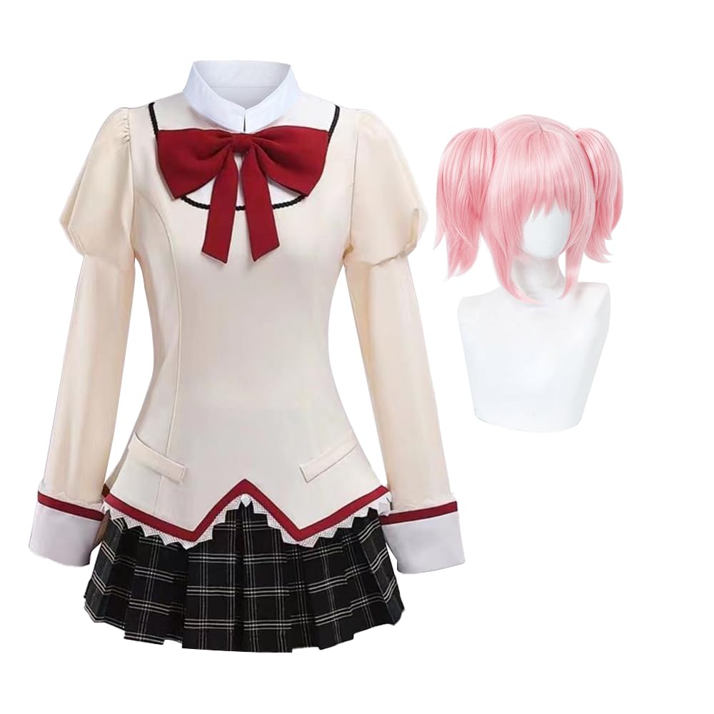 Anjinguang Akemi Homura Cosplay Costume Anime KanameMadoka Cosplay Clothing Uniform Full Set Dress Up Halloween Carnival Party Outfit for Women — image 1