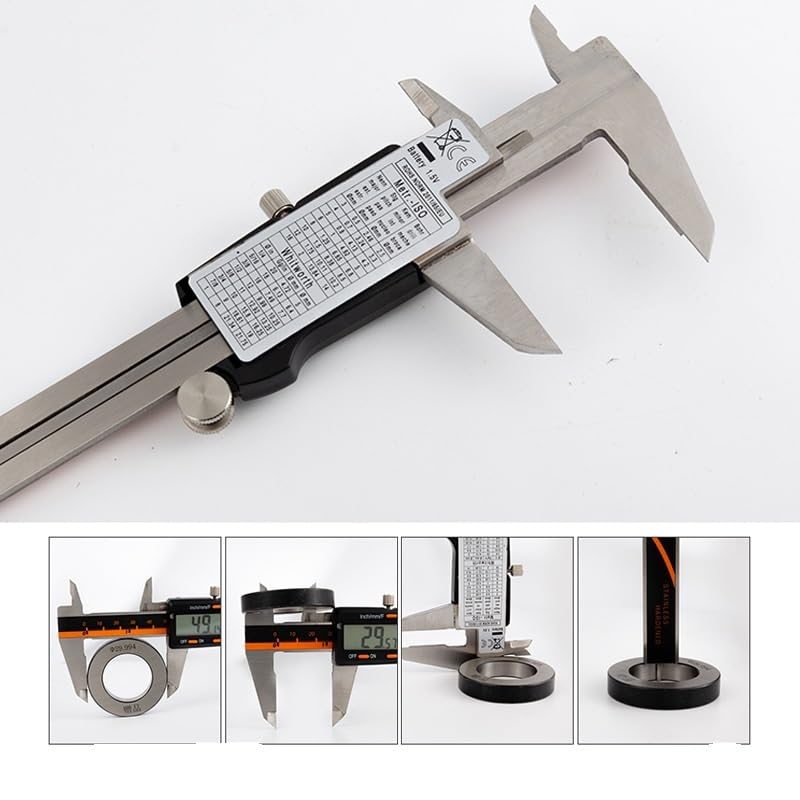 Fraction Display Digital Caliper 0-150mm | Stainless Steel Digital Scales Caliper