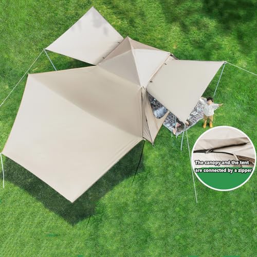 Carpa portátil automática impermeable para camping 5 personas miniatura 6