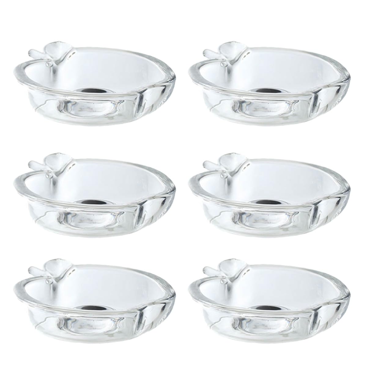 Assiettes en verre incassables pour enfants Artibetter lot léger de 6 pièces