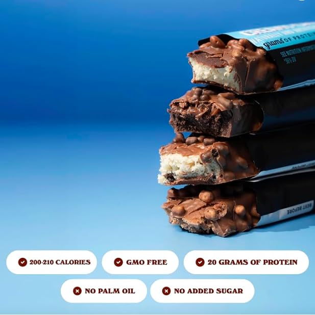 Image of Barebells Protein Bars People's Choice Variety Pack - 24 Bars (2 Packs of 12), 20g High Protein Treats - Chocolate Nutrition Bars with No Added Sugar - On-The-Go Breakfast or Post-Workout Snack.