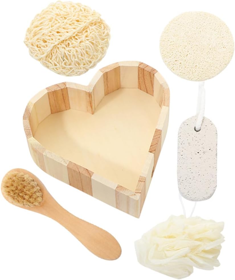 ORFOFE Bath Tool Set - Efficient Bath Scrubber Versatile Foot File and Body Brush for Comprehensive Home Body Care