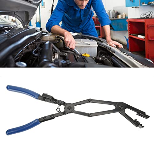 Acouto Alicate de braçadeira de mangueira, braçadeira de mangueira de longo alcance dobrada de 35 gr