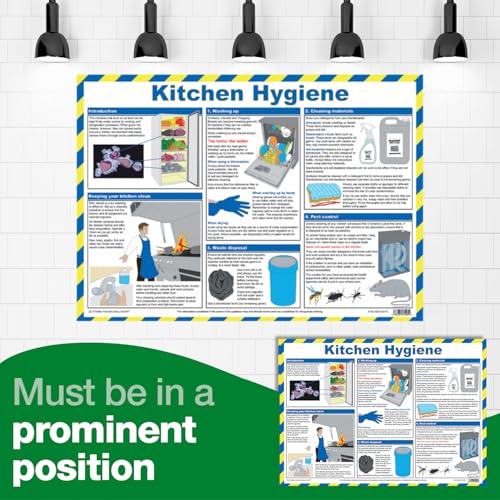 Image of Safety First Aid Laminated Kitchen Hygiene Poster