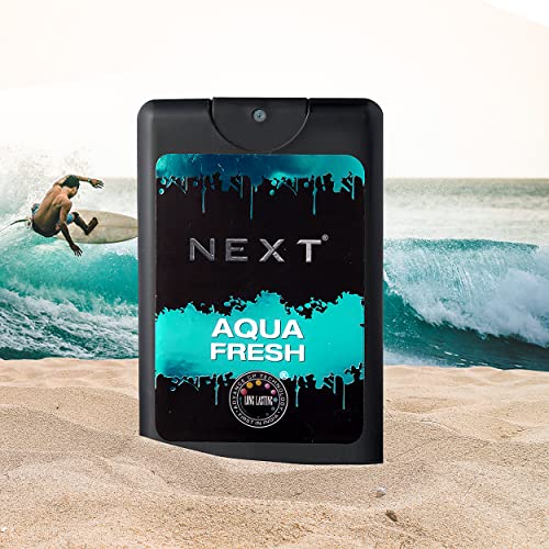 Image of Next Care Luxury Aqua Fresh + Sports No Gas Pocket Perfume for Men -20ml each | Long Lasting perfume Body Spray | Small pocket deo(Pack of 2)
