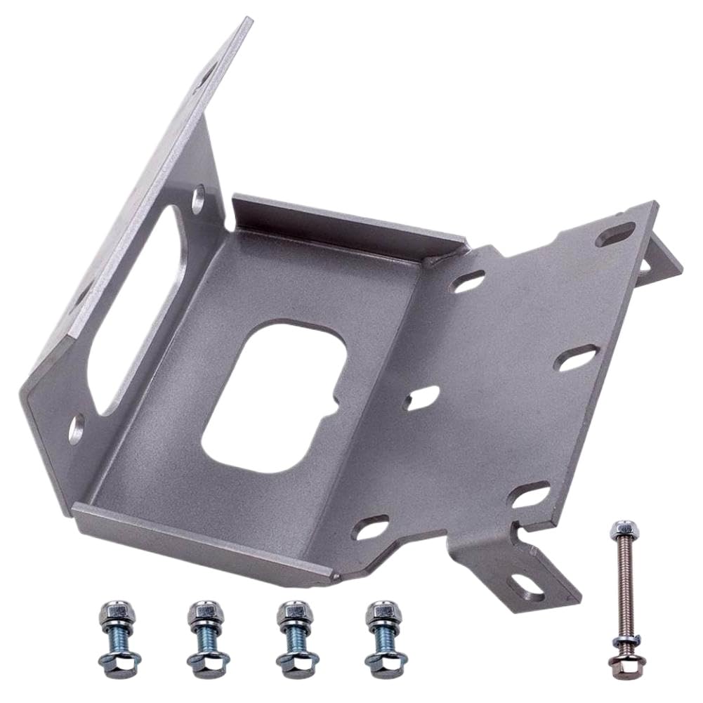 Dannvrkta Onecolor Winch Mounting Bracket Plate Accessories Compatible With Foreman Trx500 Fe 2014-2021 Rubicon Trx520 2020-2024